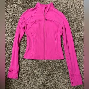 Sonic Pink Lululemon Cropped Define jacket